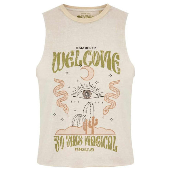 Funky Buddha Γυναικεία αμάνικη μπλούζα Funky Buddha Γυναικεία αμάνικη μπλούζα